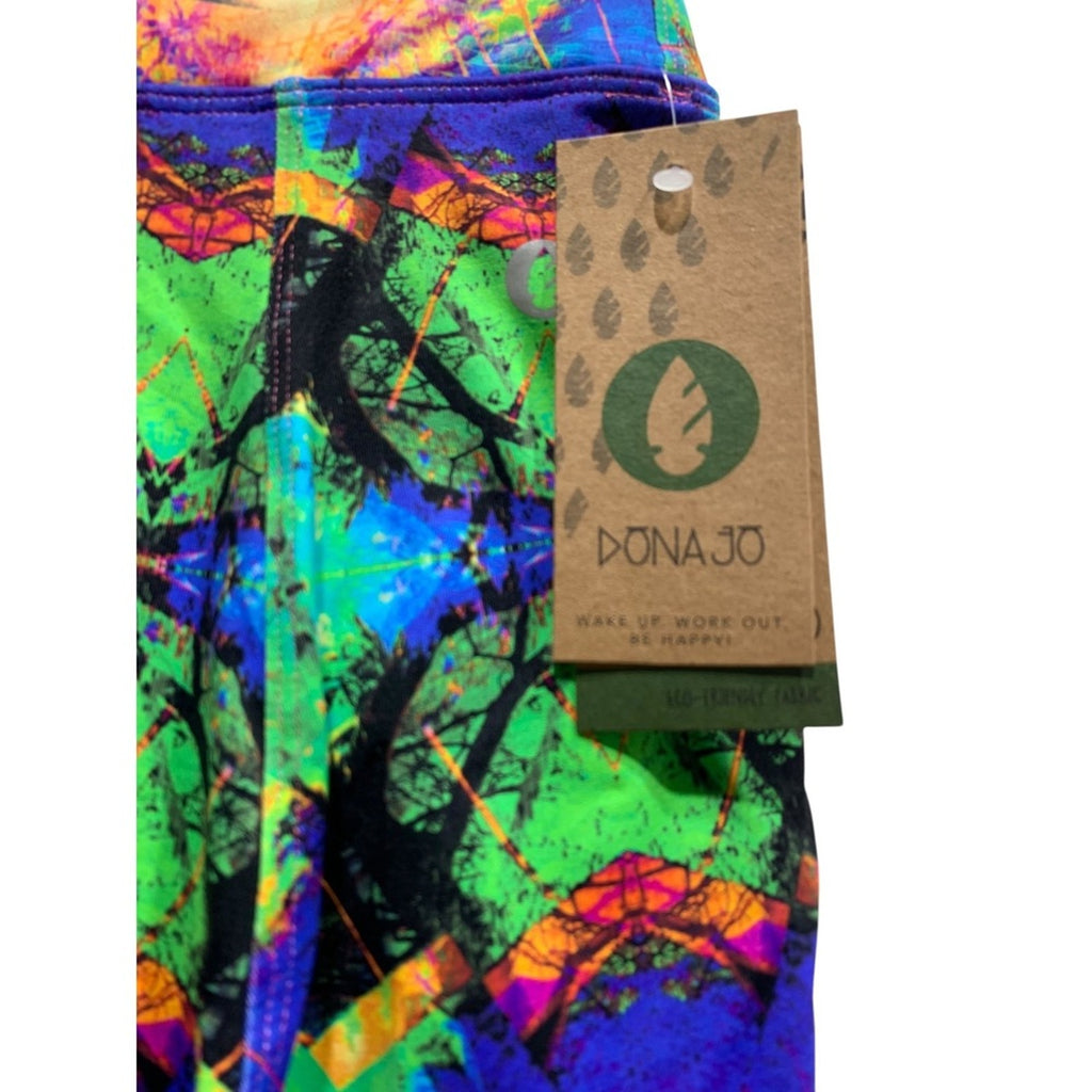 DONA.JO Skirt Size S Surreal Multicolor Athletic Skort Activewear Women