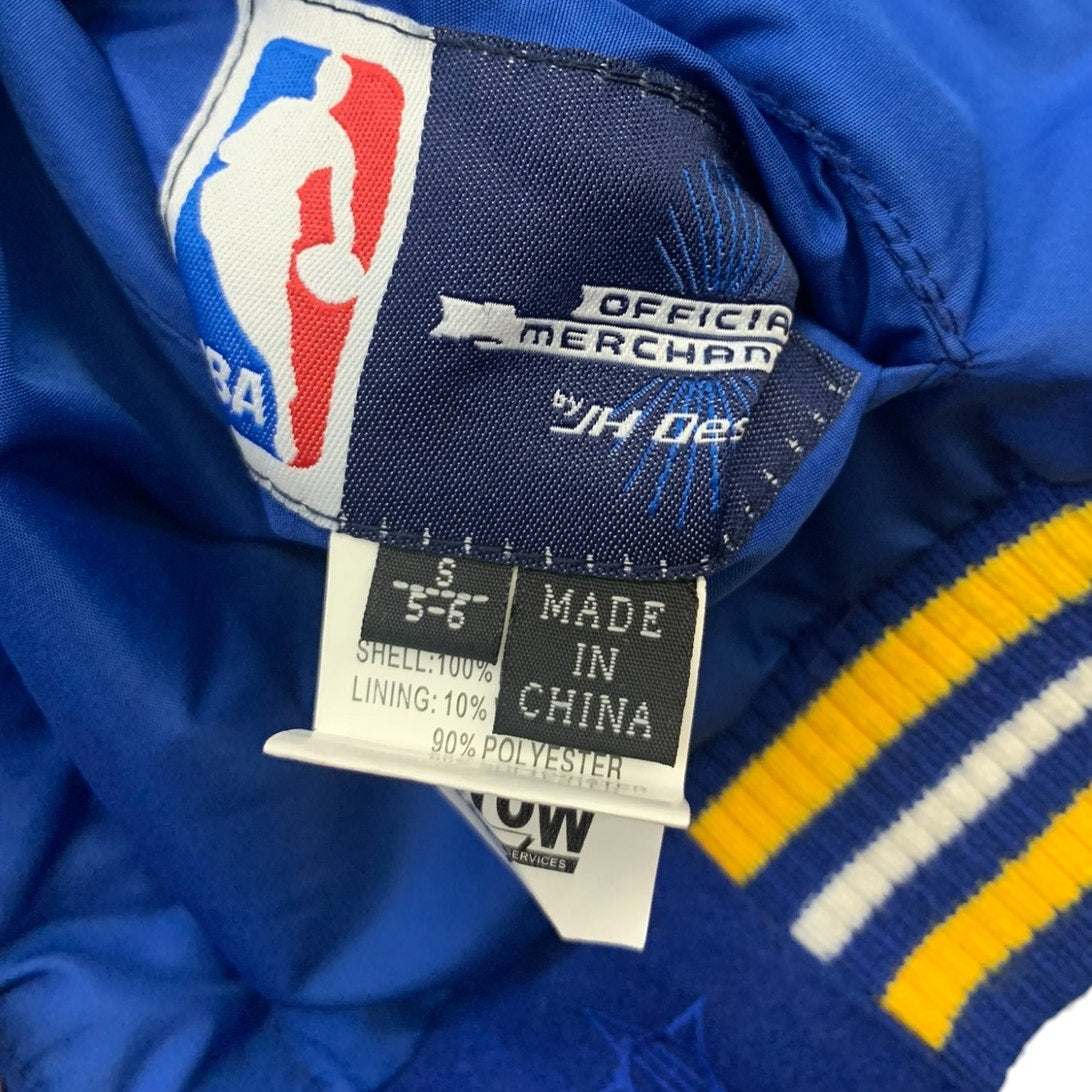 Golden State Warriors JH Design Reversible Wool Logo Jacket sz 5/6
