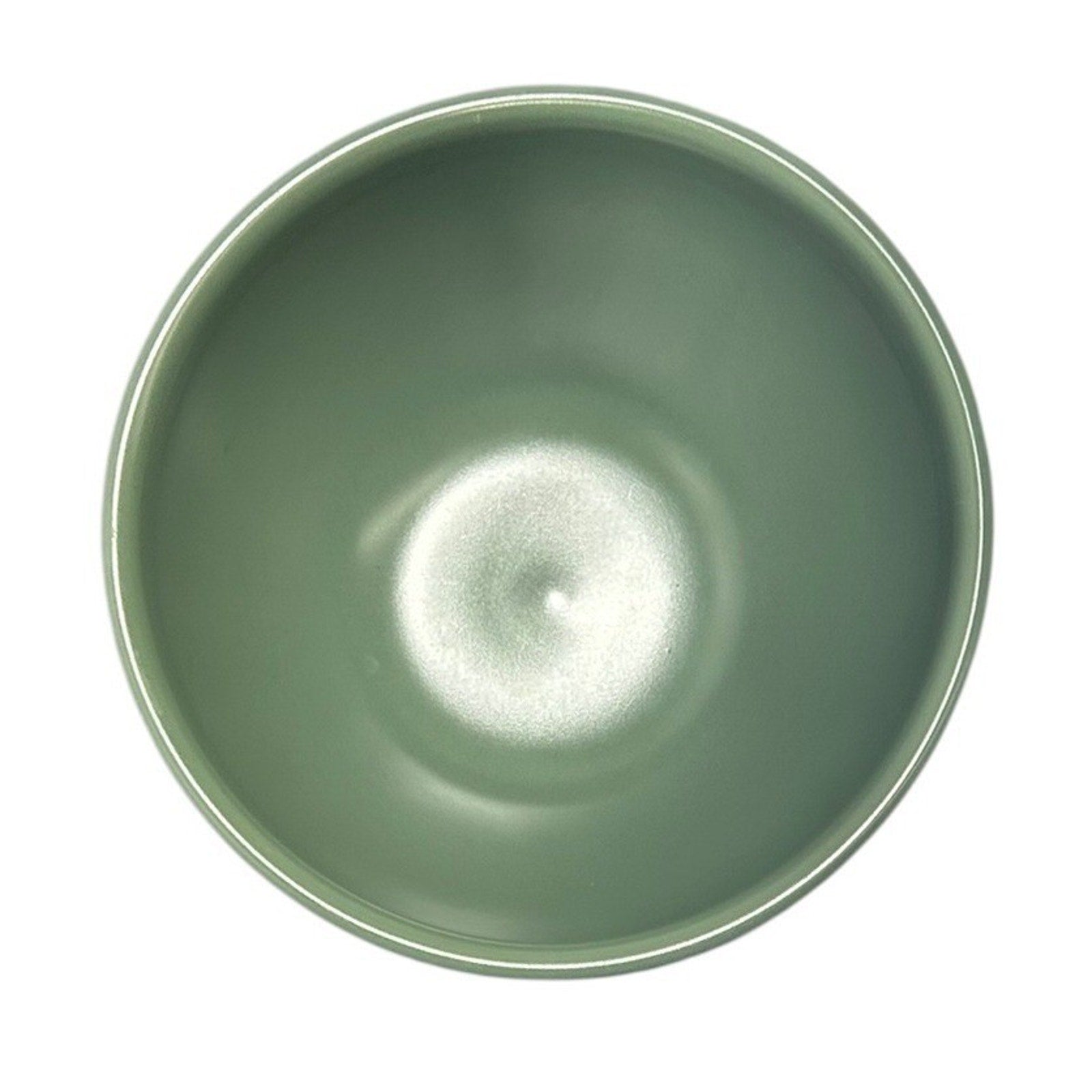 Anthropologie Sage Green Fluted Latte Bowl Made in Portugal Ceramic Dinnerware