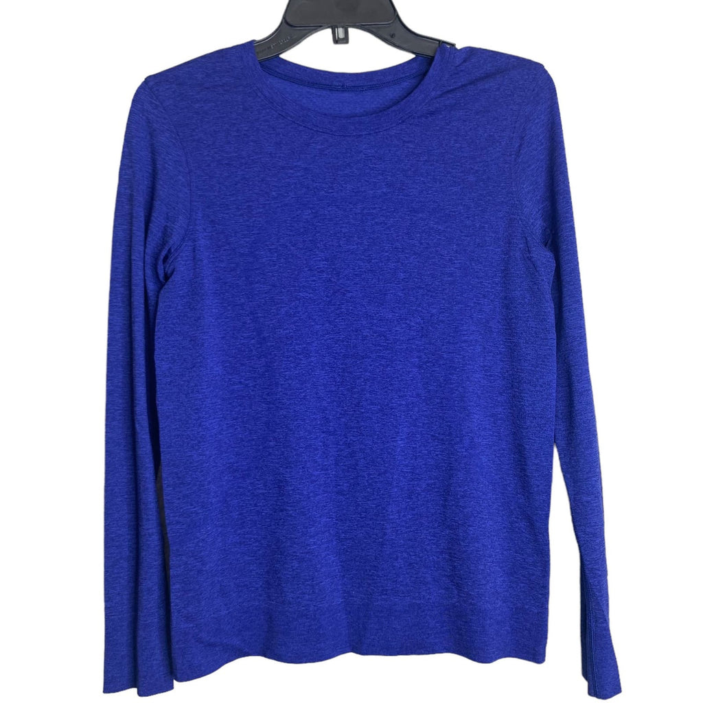 Lululemon Swiftly Breathe Long sleeve Women Blue SZ 4