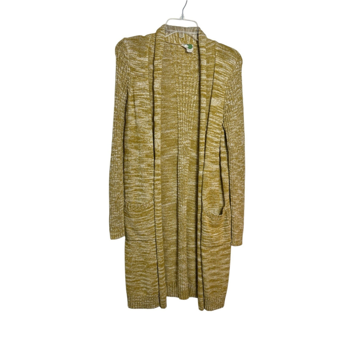 Anthropologie Marled Abigail Duster Cardigan Mustard Yellow S