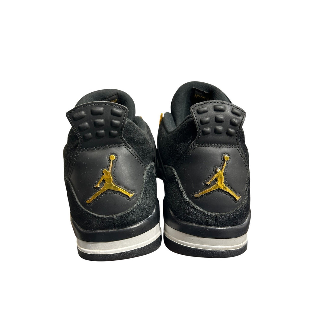 Air Jordan 4 Retro Royalty Black Metallic Gold 308497-032 Mens Size 9.5 grunge