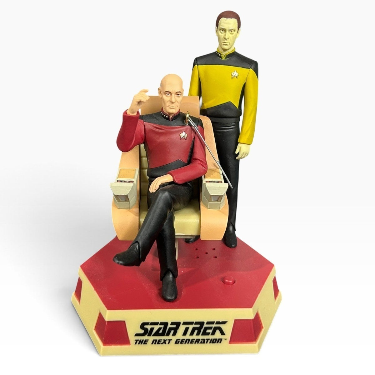 Hallmark 2017 Star Trek Picard and Data Magic Sound Keepsake Ornament QXI3402