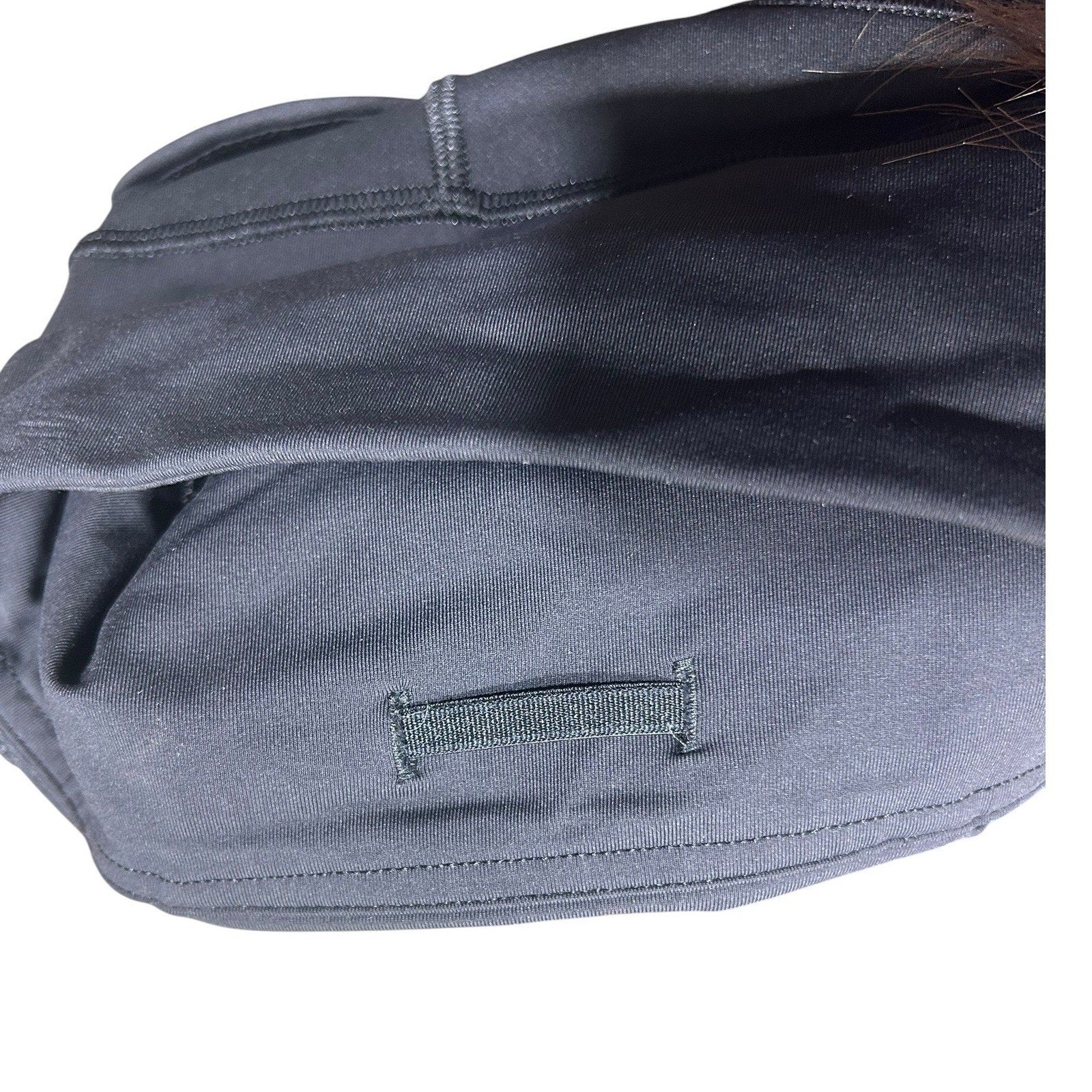 Lululemon Black Ruched Side Pocket High Rise Biker Shorts Womens Size 6