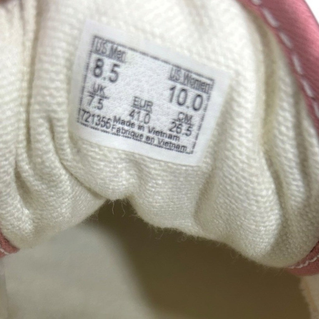 Vans Old Skool Salmon Pink Suede Canvas Skate Shoes Mens 8.5 Womens 10