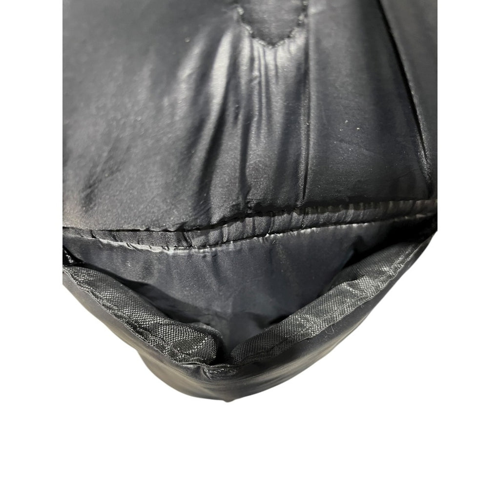 Joan & David Puffy Backpack Puffer Leather Trim Flap Backpack Bag Women's