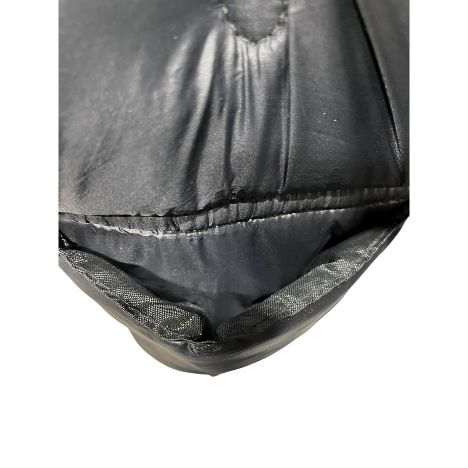 Joan & David Puffy Backpack Puffer Leather Trim Flap Backpack Bag Women's