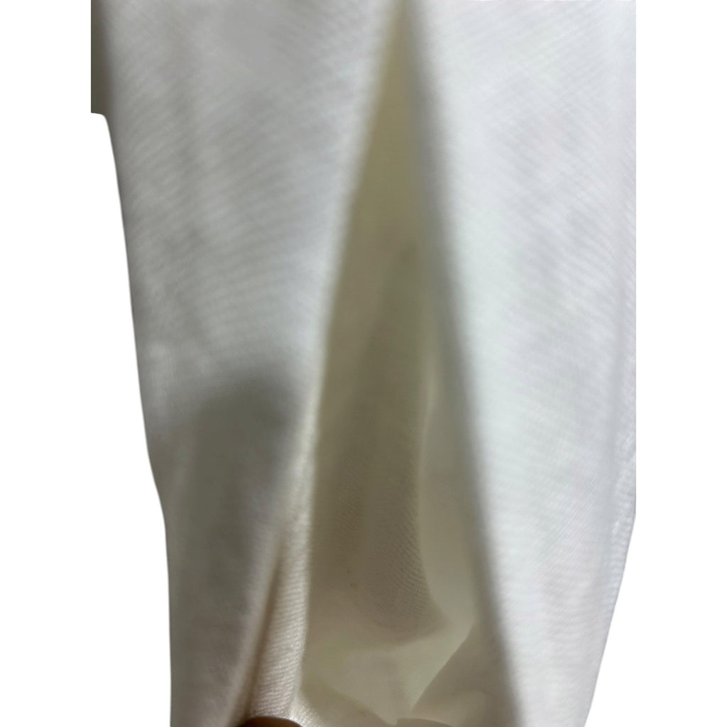 Eileen Fisher White 100% Linen Shift Dress Pockets women's Coastal resort Large
