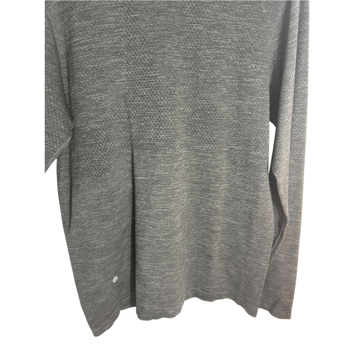 Lululemon Metal Vent Tech Half Zip Pullover Mens Medium Gray Heather Long Sleeve