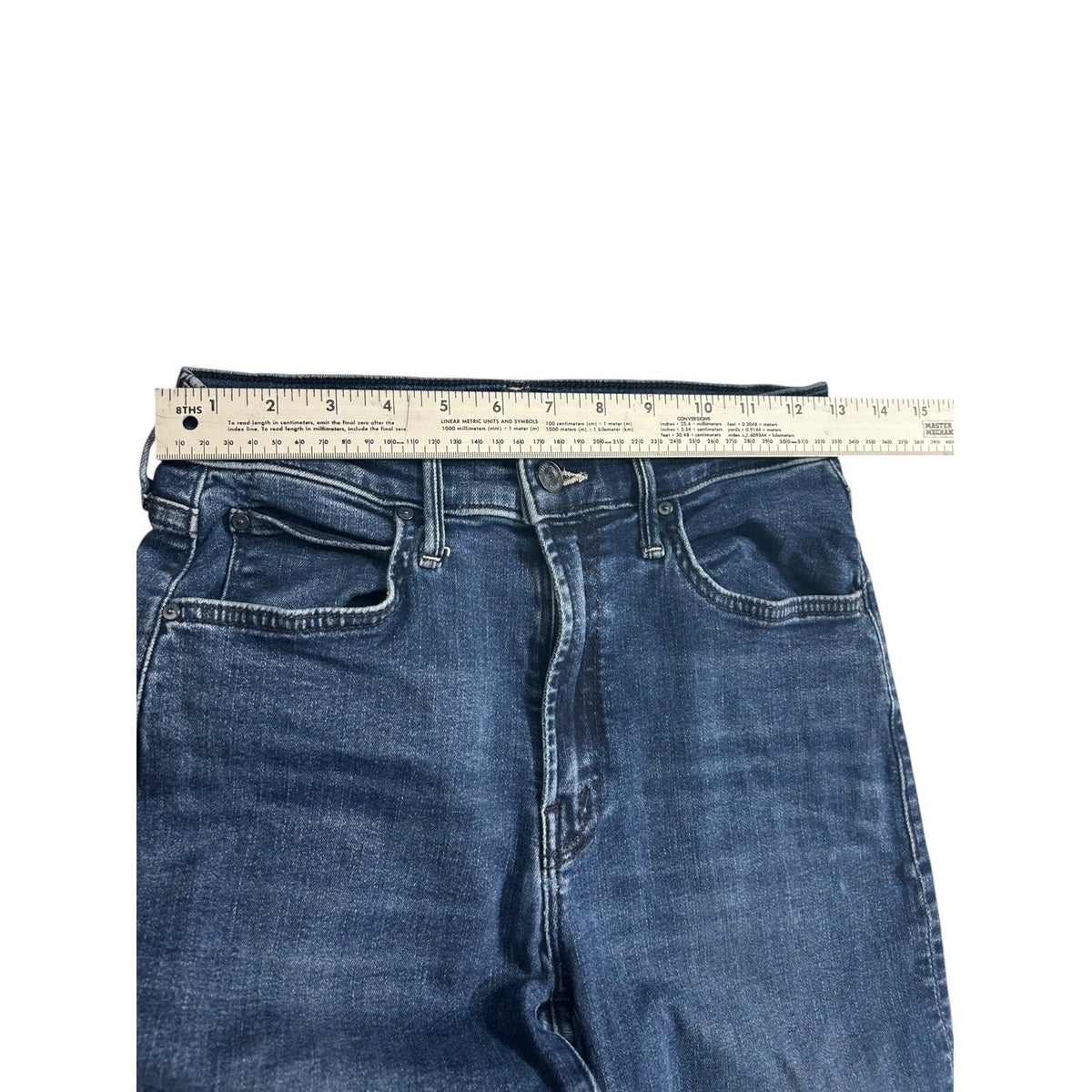 Mother The Kick It Jeans I Put A Spell On You High Rise Straight Leg Denim 26