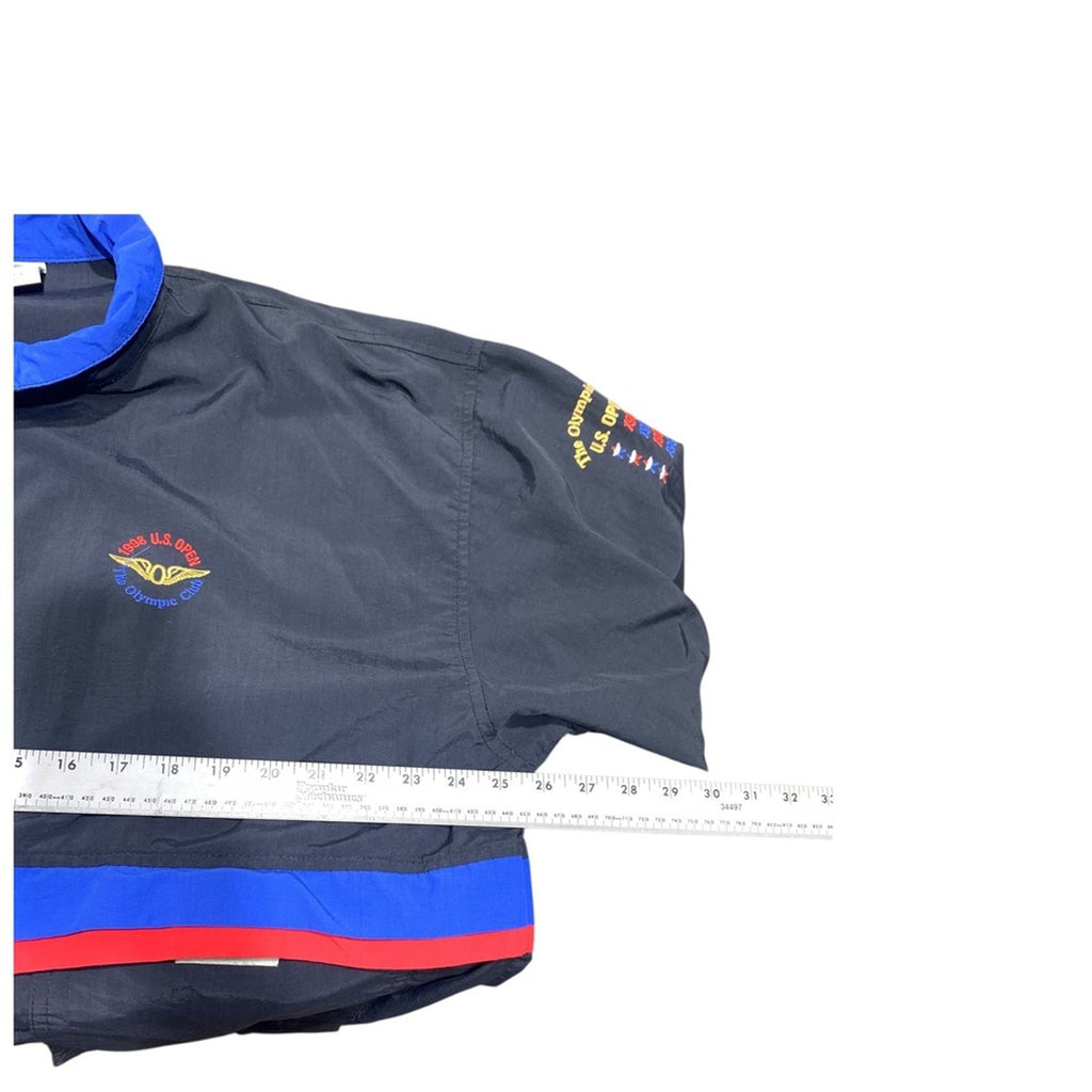 1998 US Open The Olympic Club Track Jacket Windbreaker Blue Red Black L