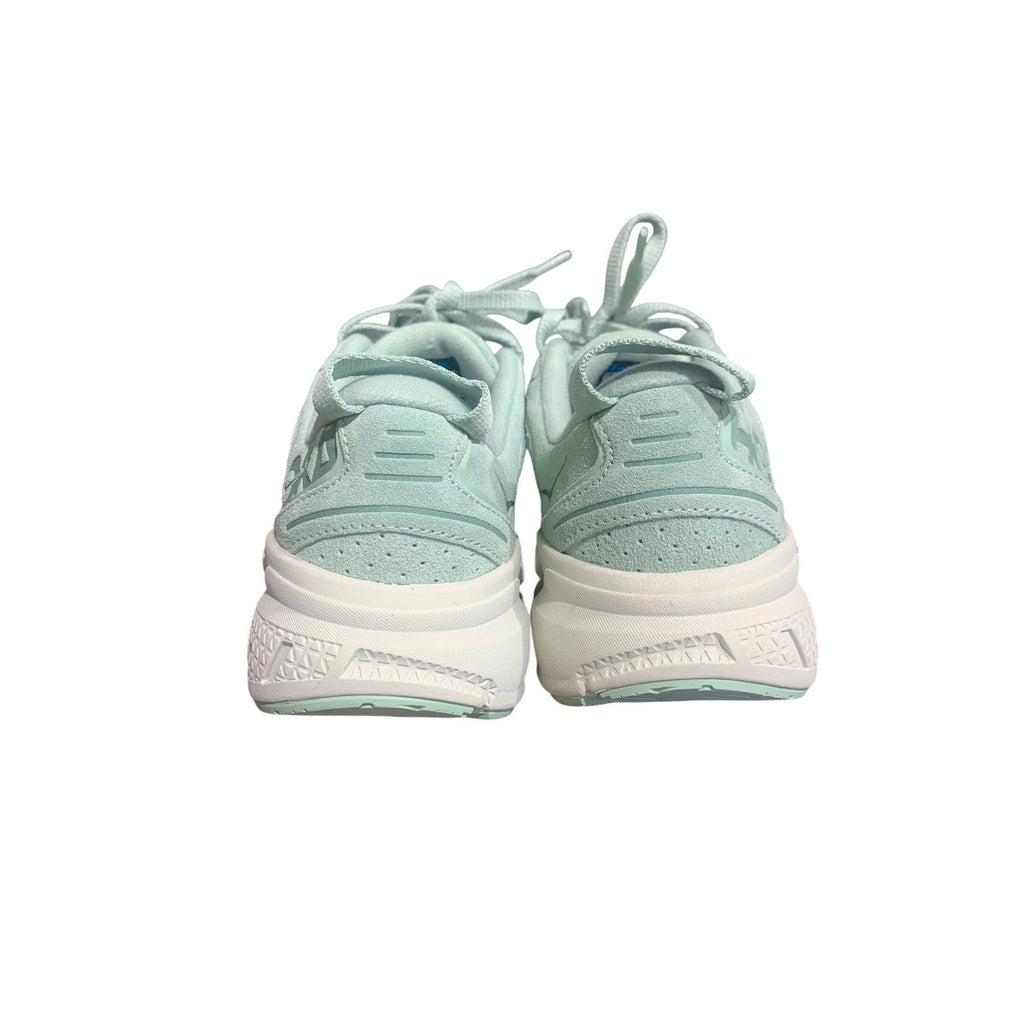 Hoka Clifton L Suede Women's Sneakers Walking Running Smoke Green US 8w US 7m