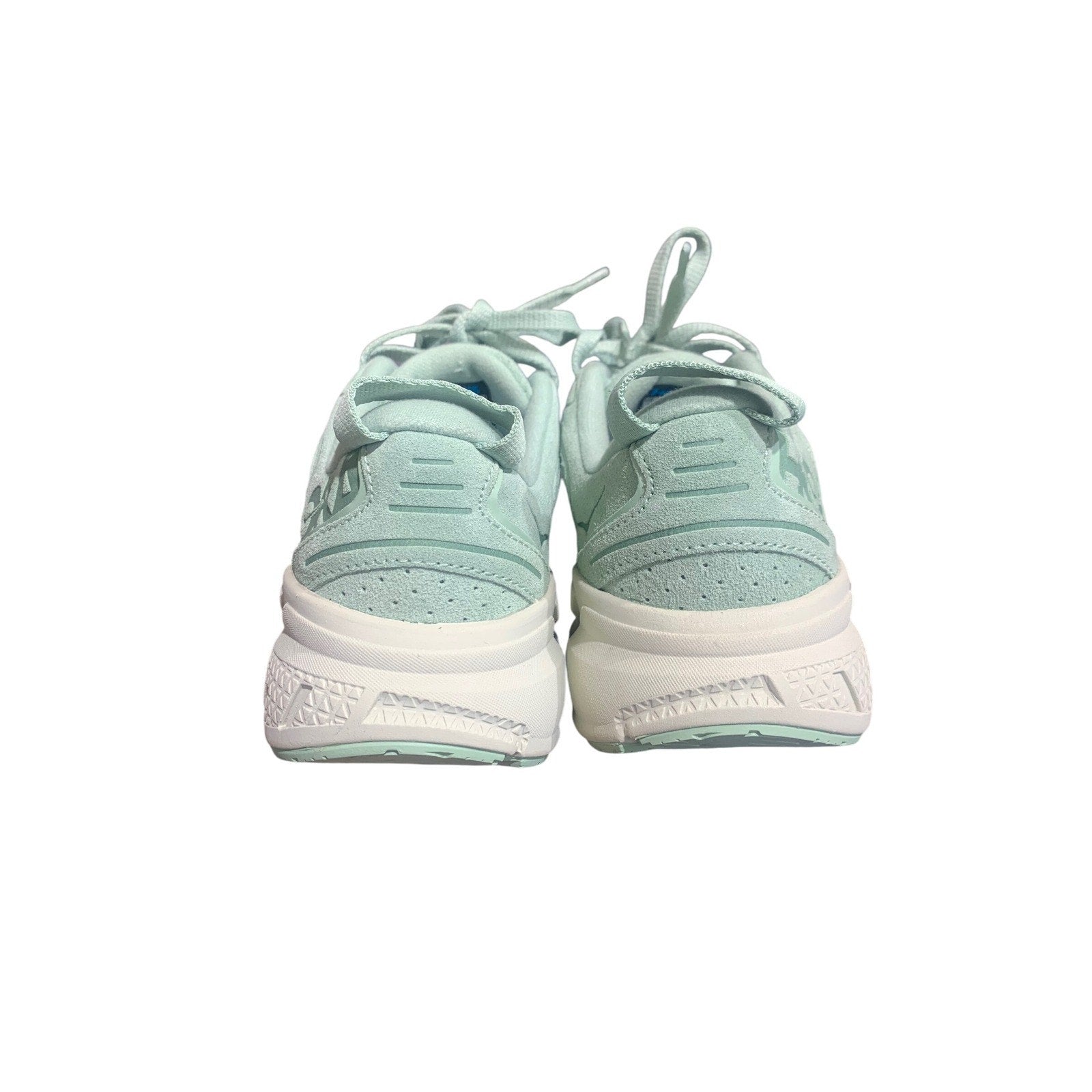 Hoka Clifton L Suede Women's Sneakers Walking Running Smoke Green US 8w US 7m