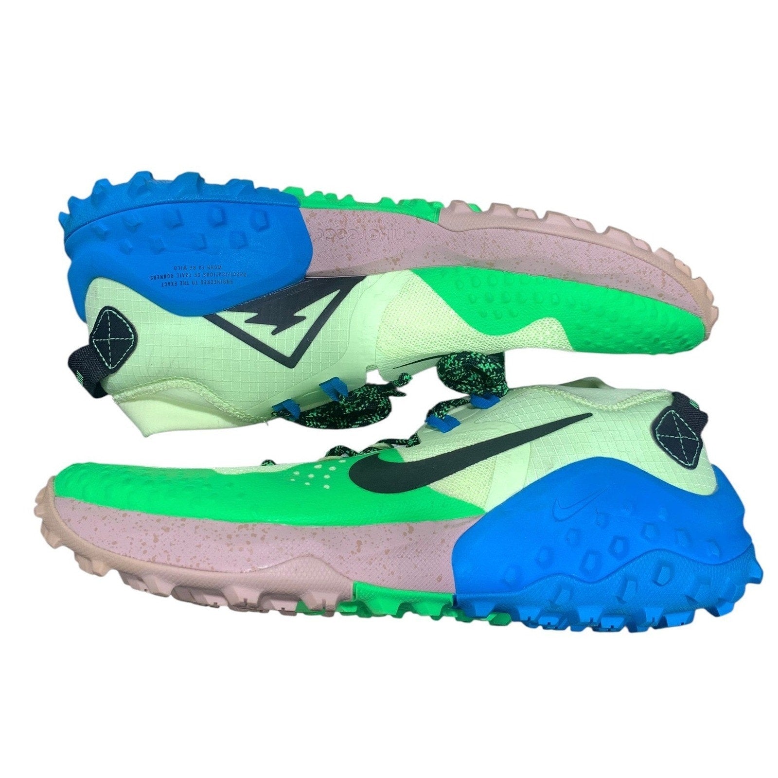 Nike Zoom Wildhorse 6 Trail Running Shoes Barely Volt Green Mens 9 BV7106-700