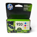 HP 920 Original Ink Cartridges 3-Pack Cyan Magenta Yellow N9H55FN Expired 2018