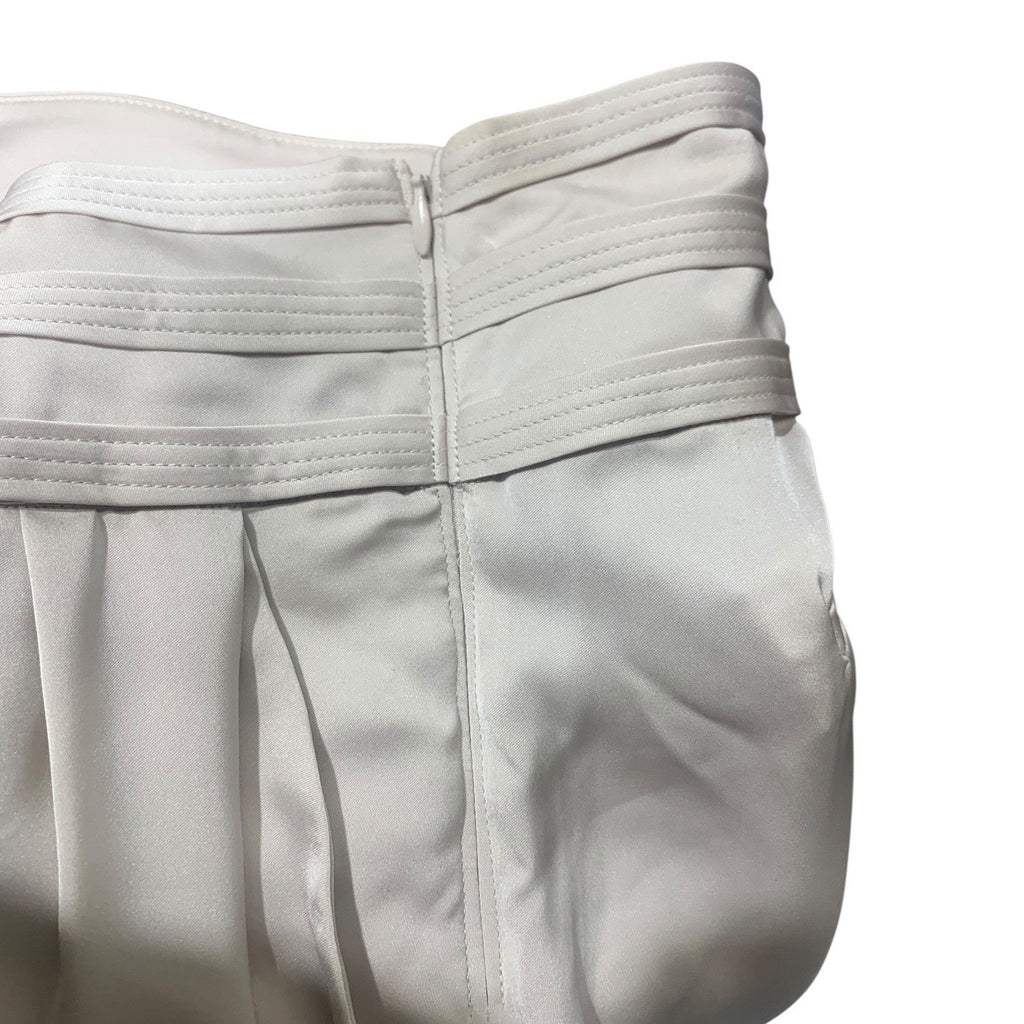 RAMY BROOK Pants NEW Size 8 Full Length Joss Pant Satin Wide Leg Trousers Beige