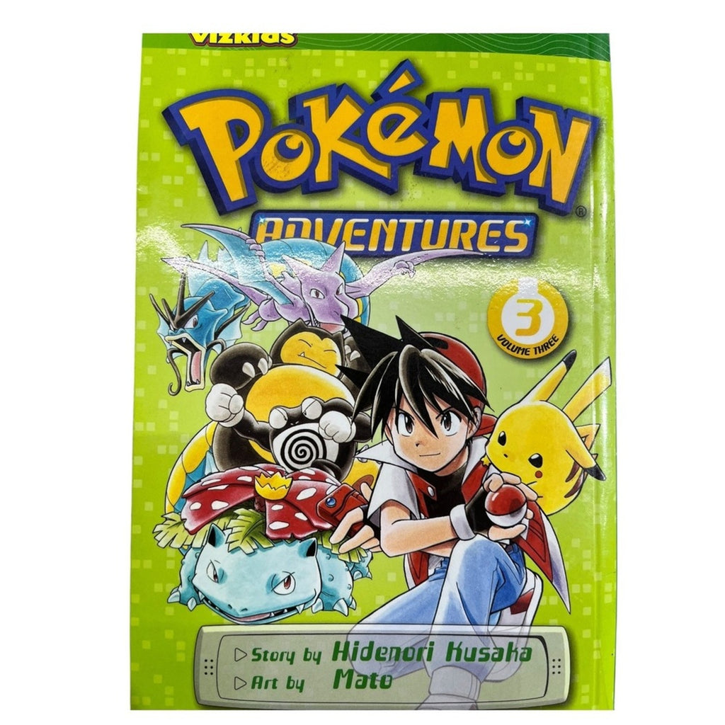 Pokemon Adventures Manga Volumes 1 2 3 Set Viz Kids Hidenori Kusaka Mato