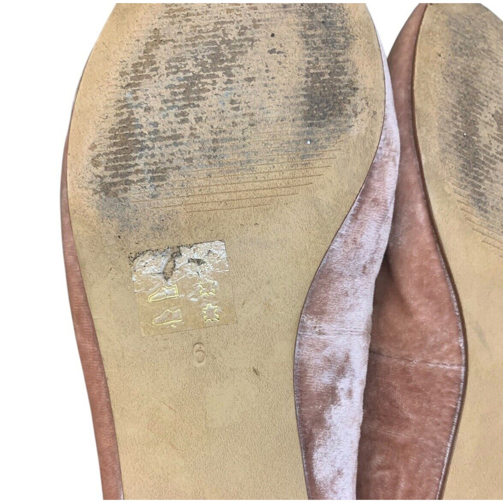 Madewell The Leia Ballet Flat in Velvet Size 6