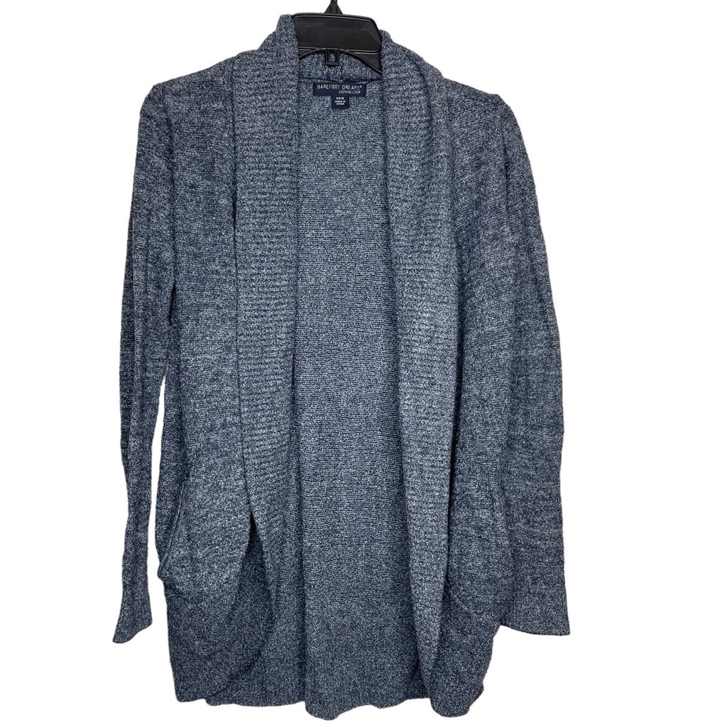 Barefoot Dreams Cardigan Blue-Grey SZ XS