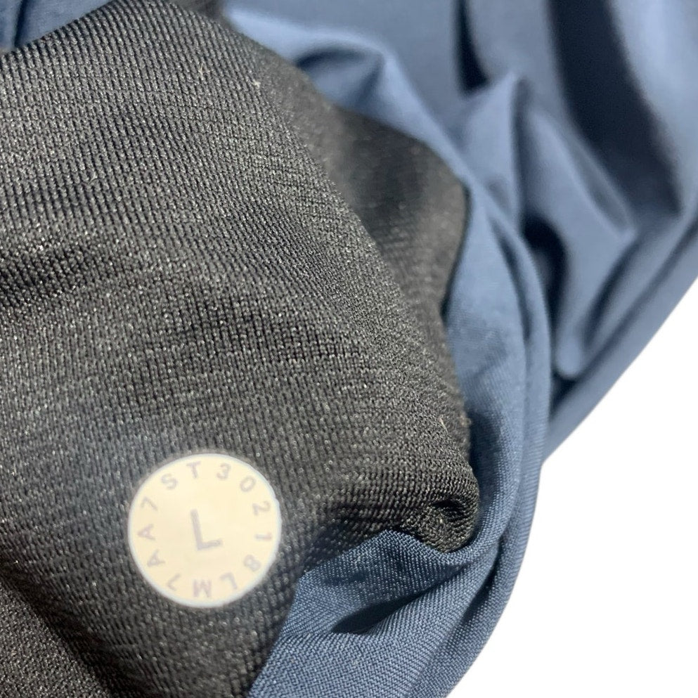 Lululemon Pace Breaker Out Of Mind Liner 9" BLUE SZ LARGE