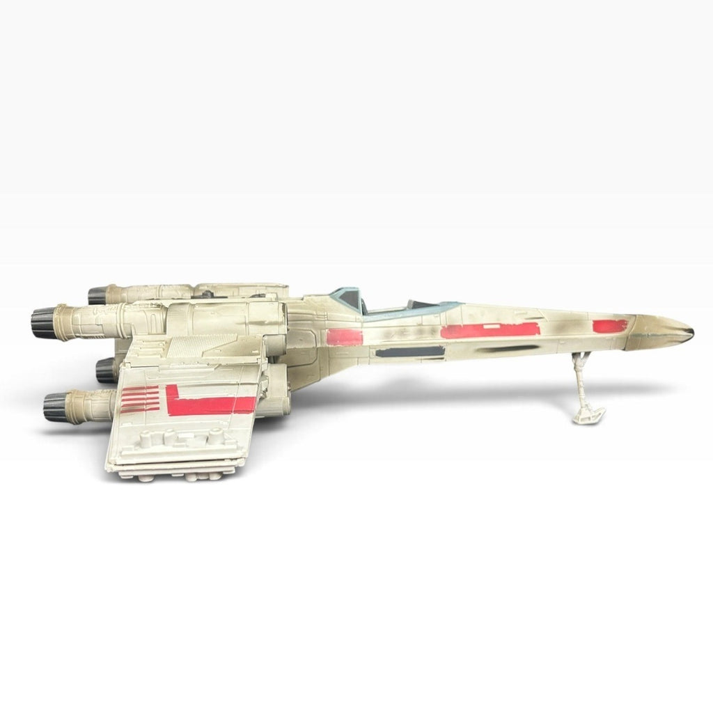 2002 Hasbro Star Wars Saga Series X-Wing Fighter Red Five Vehicle Incomplete