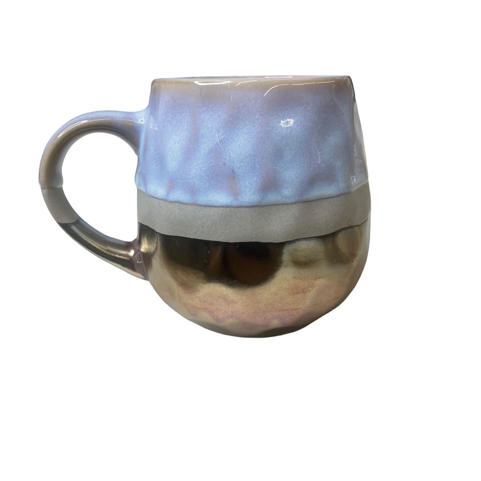 ROSHER Stoneware Mug Metallic Artisan Drip Glaze