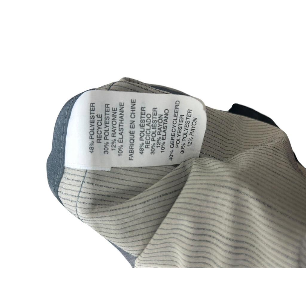 Vuori Banks Shorts Mens Grey Micro Stripe Athletic Board Shorts V330 active L