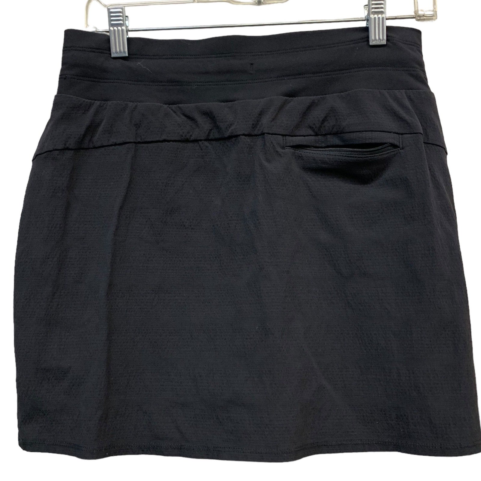 Athleta TREKKIE MID RISE SKORT Black SZ 2