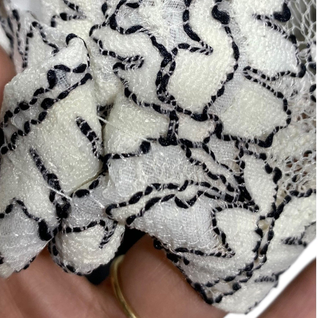 Banana Republic Womens White Navy Floral Lace Sleeveless Sheath Dress Size 0 NWT