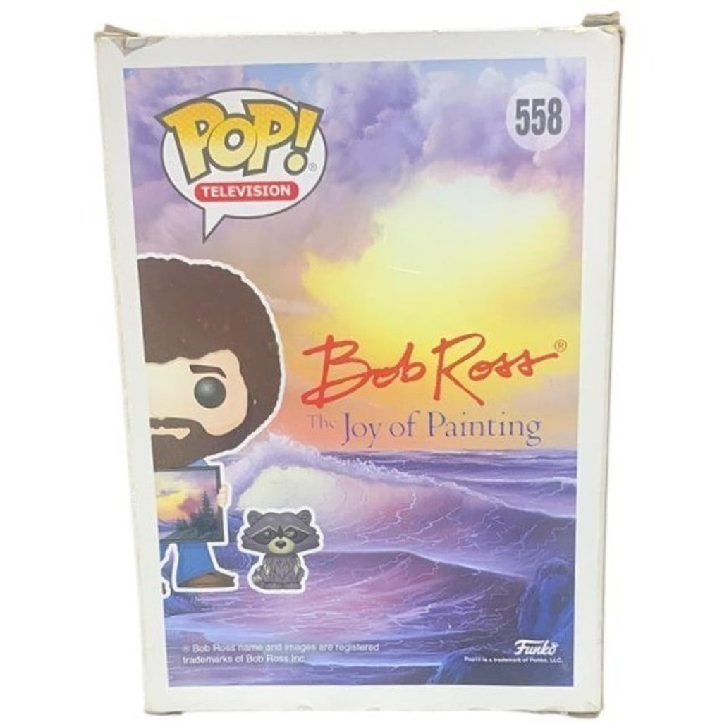 Funko Pop Bob Ross and Raccoon 558 The Joy of Painting Vinyl Figure Mens