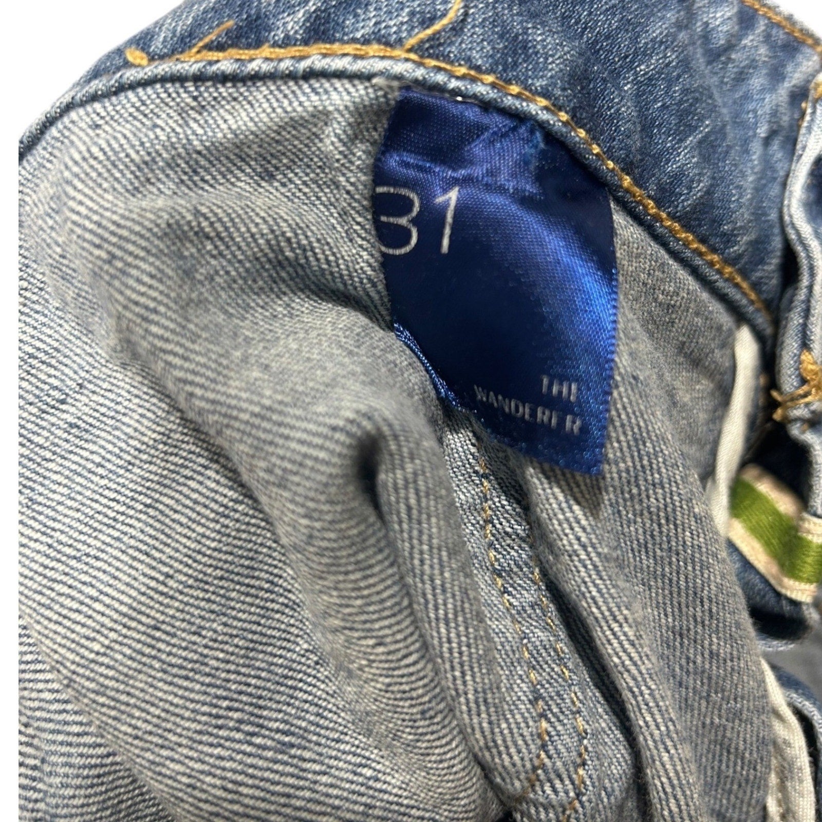 Pilcro The Wanderer Denim Shorts Blue Medium Wash Raw Hem Women 31 Anthropologie
