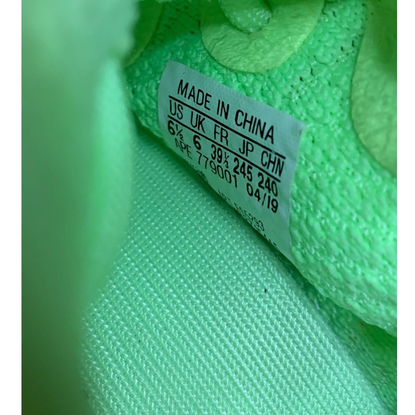 Adidas Yeezy Boost 350 V2 Glow Green Sneakers Shoes Mens Fashion SZ 6.5
