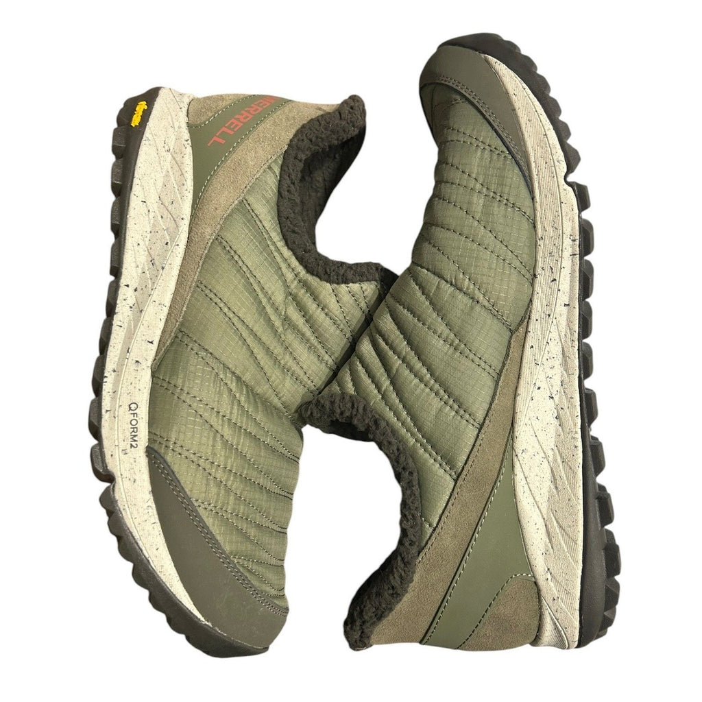 Merrell Bravada Cordwrap Womens 11 Olive Green Fleece Lined Vibram Shoes J066954