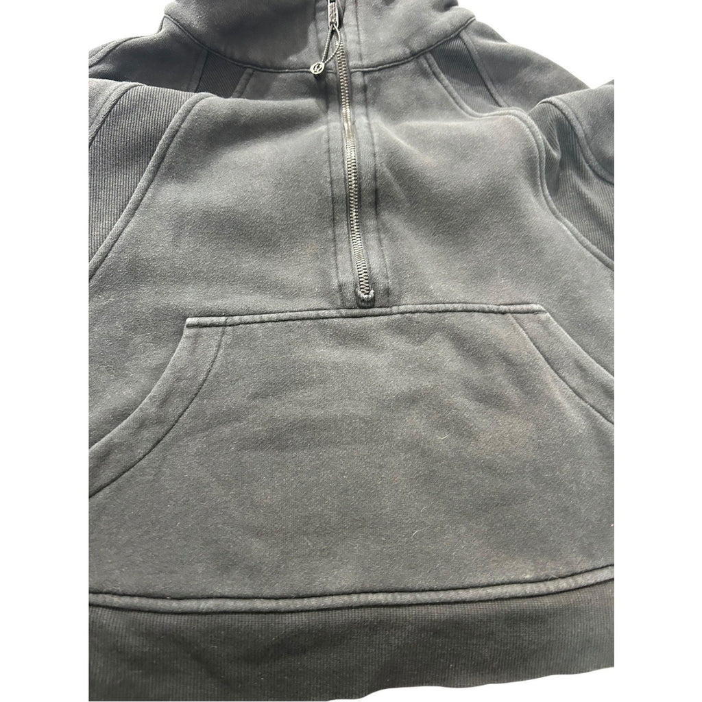 Lululemon Scuba Oversized Half-Zip Hoodie Black LW3DM4S M/L cozy active winter