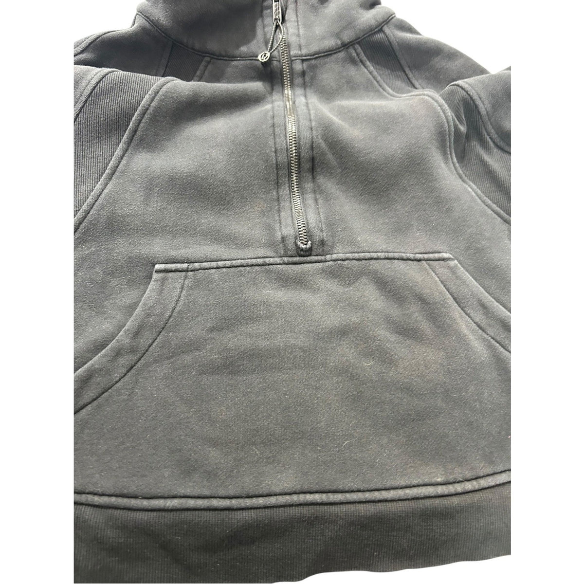 Lululemon Scuba Oversized Half-Zip Hoodie Black LW3DM4S M/L cozy active winter