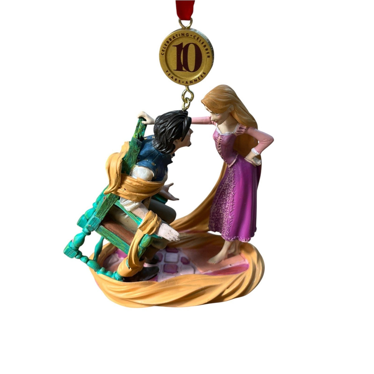 Disney Sketchbook Ornament Tangled Rapunzel Flynn Rider 10th Anniversary
