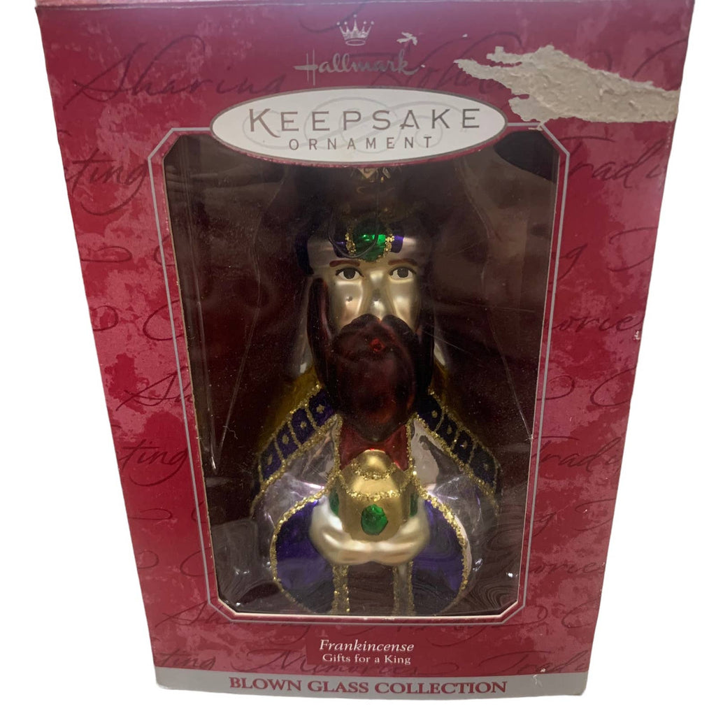 Hallmark Keepsake Blown Glass Collection Three Wise Men Set