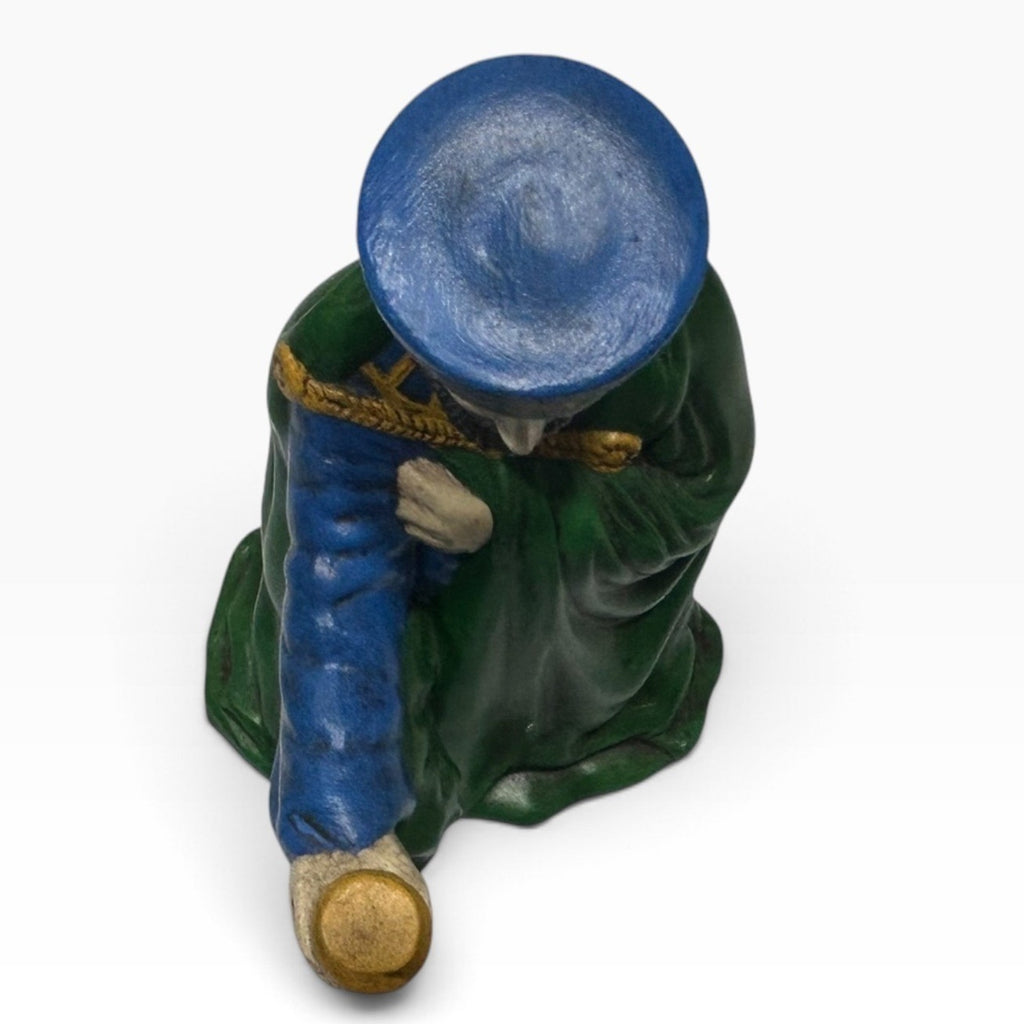Vintage 1970s Holland Mold Hand Painted Wiseman Nativity Figurine 6.5 Inch