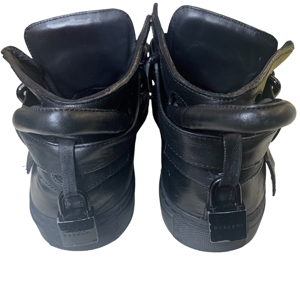 BUSCEMI Men's Sneaker Leather in Black SZ 7