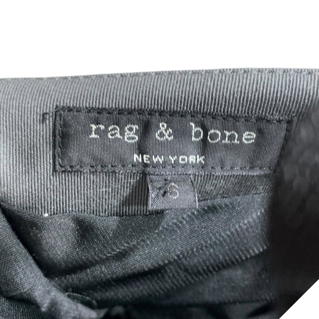 Rag and Bone Draped Mesh Strap Grey and Black Dress Women Size 6