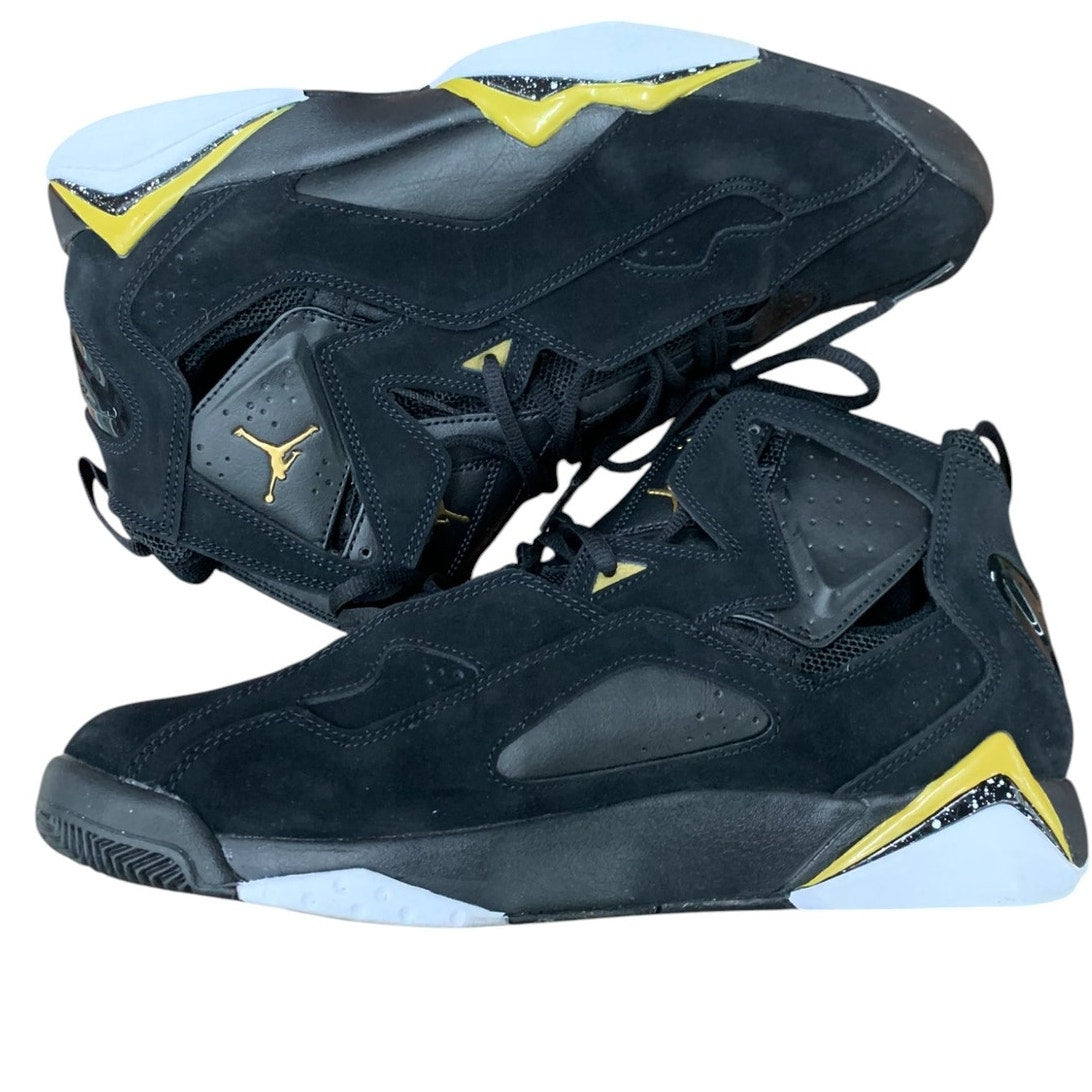 Jordan True Flight 91' Black Metallic Gold MEN SHOES size 11 Suede