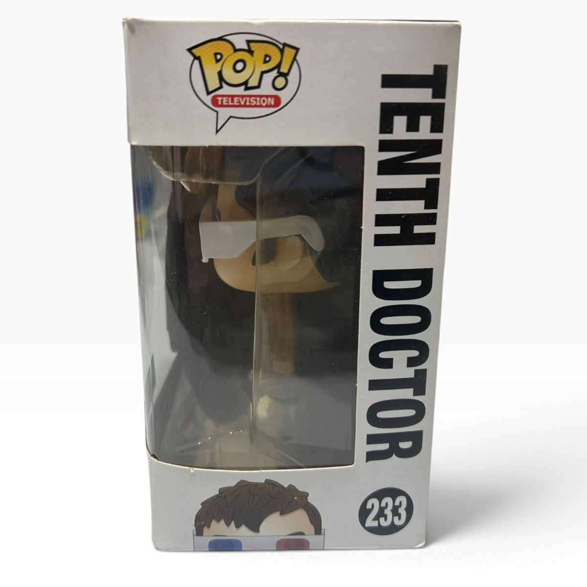 Funko Pop Doctor Who Tenth Doctor 233 Hot Topic Exclusive 3D Glasses Figure Rate