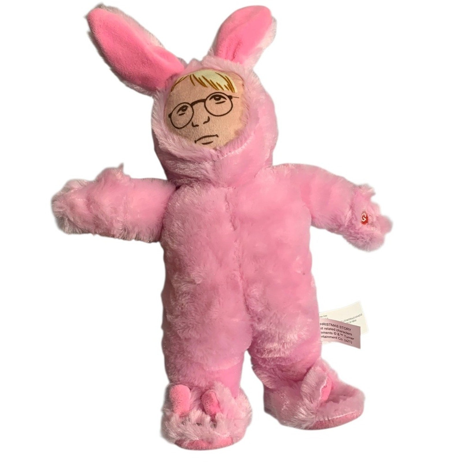 A Christmas Story Pink Bunny Suit Plush Doll Ralphie Character Toy