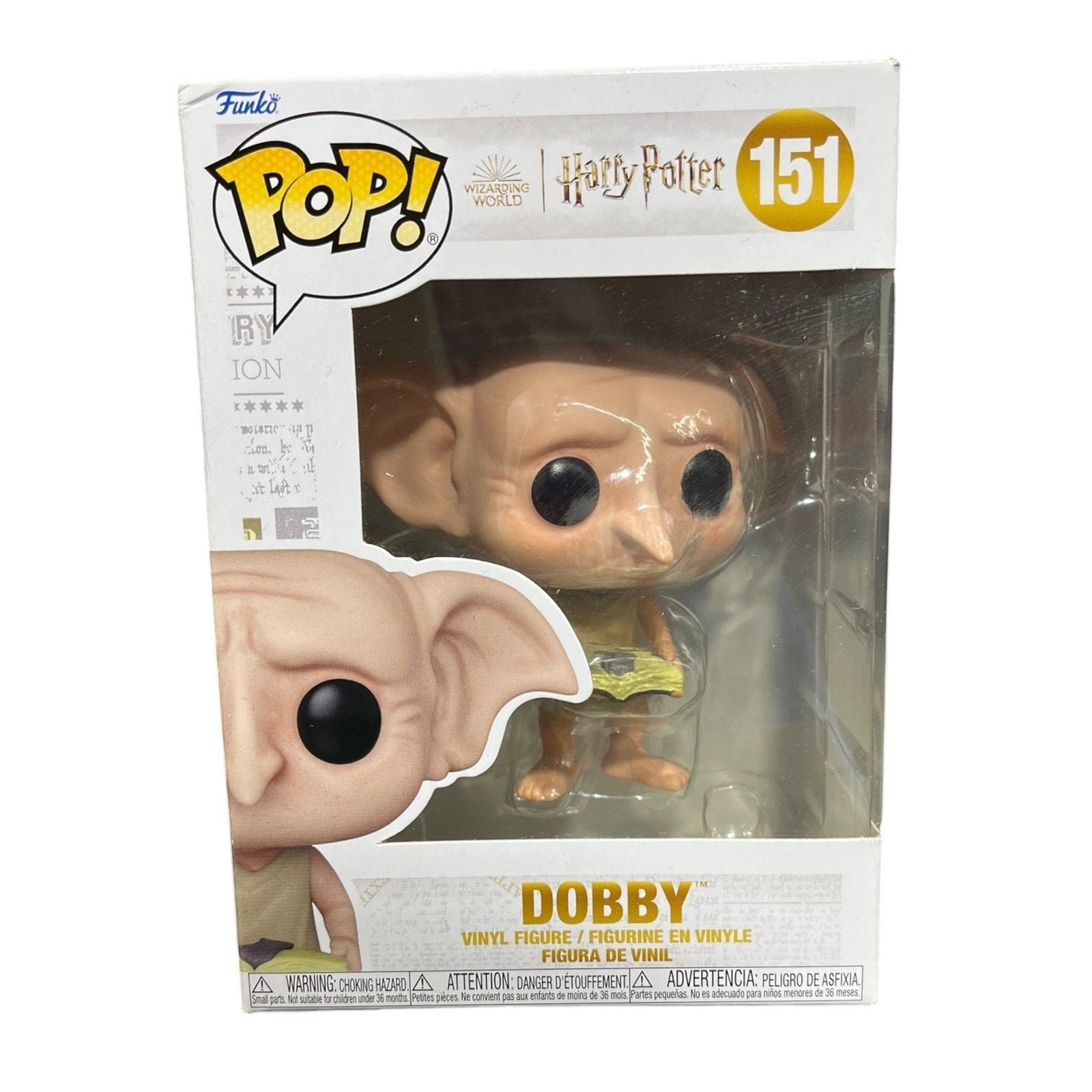 Funko Pop Harry Potter Dobby 151 Wizarding World Vinyl Figure Magical Creatures