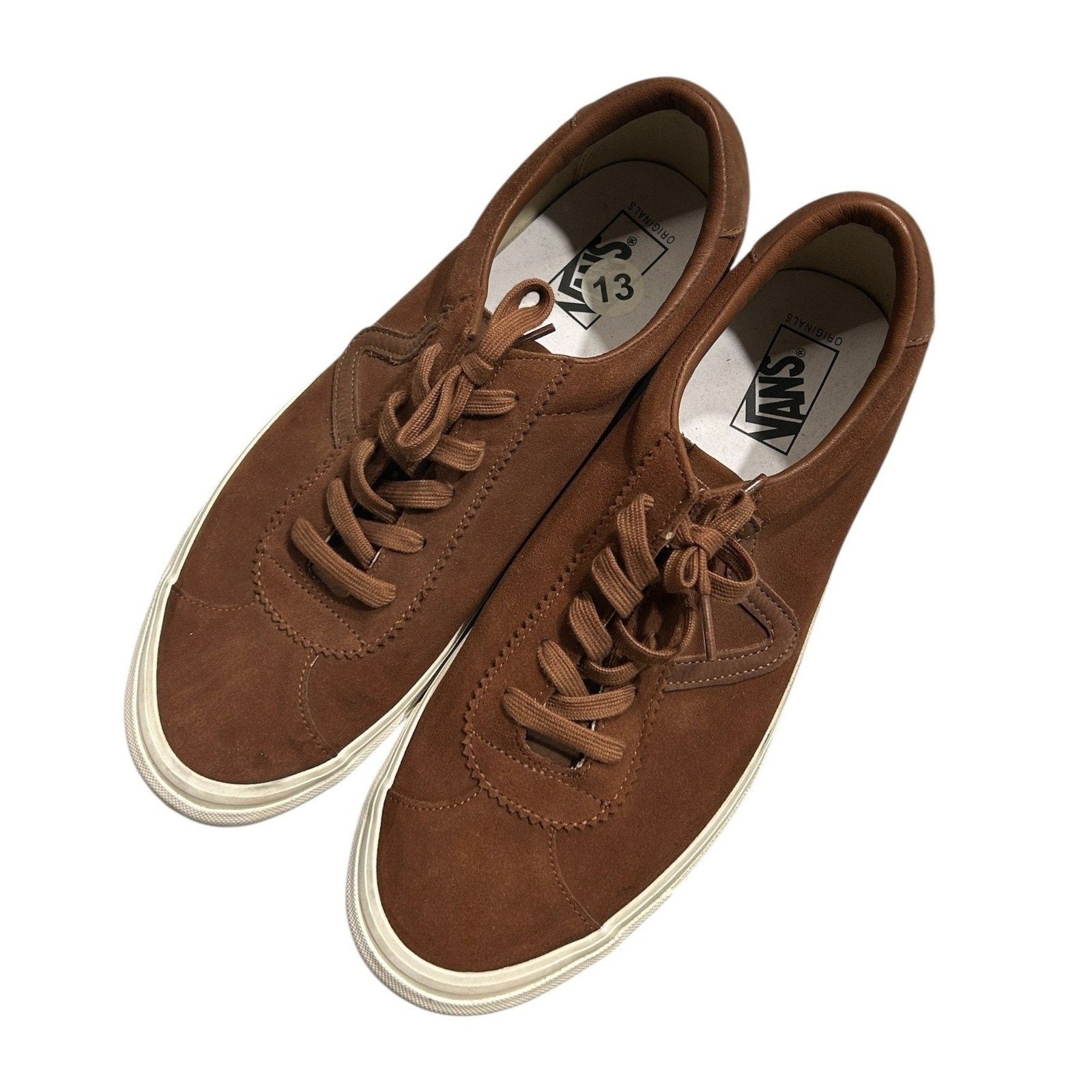 Vans Vault OG Epoch LX Bison Brown Suede Low Top Sneakers Mens 13 tortoise shell