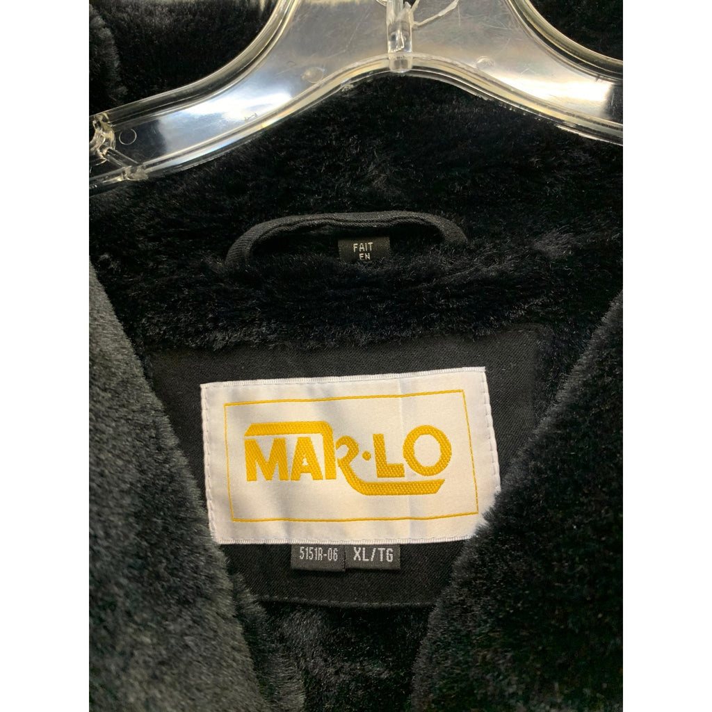 Marlo Artic Warmth Faux fur Black Jacket SZ XL