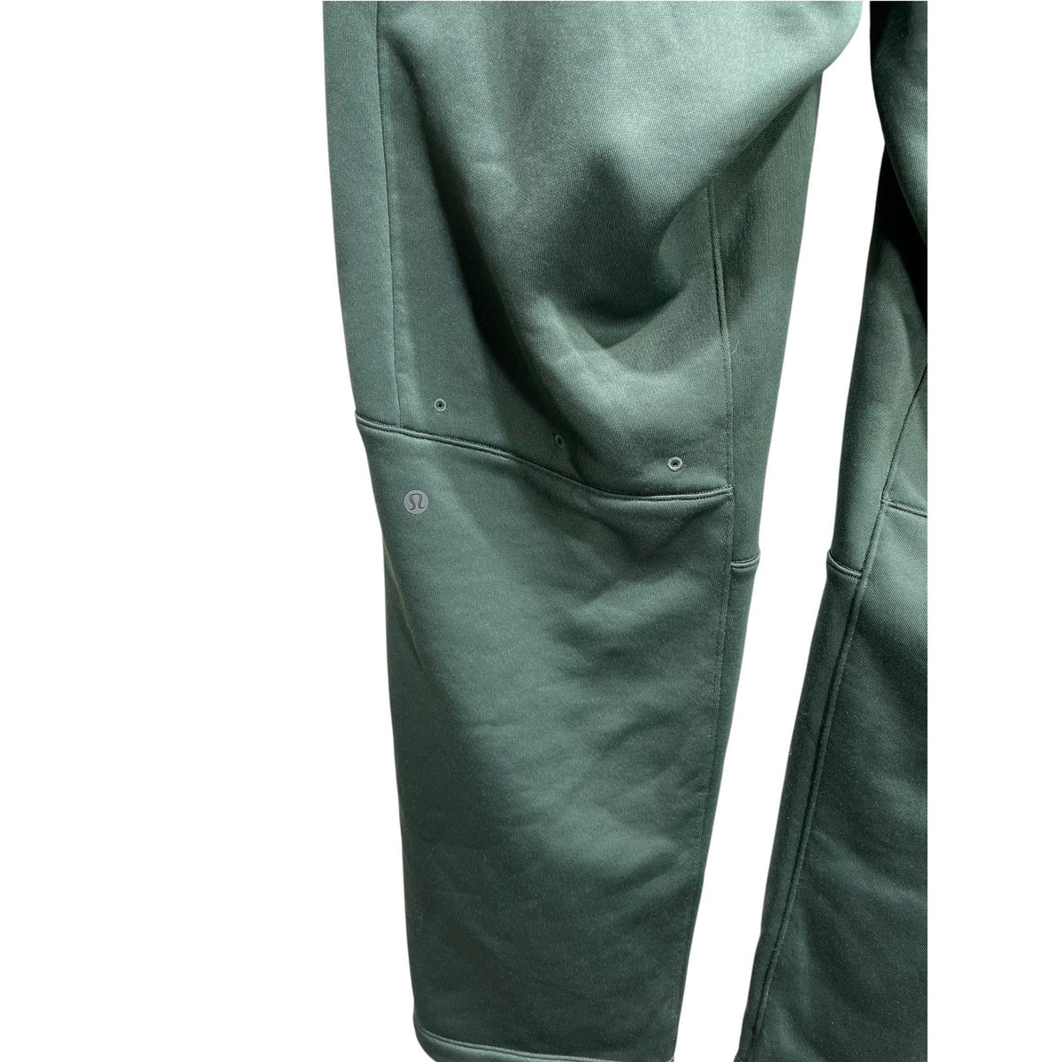 Lululemon Fleece Train Track Pant Dark Fir Green Mens Large DKFR Joggers