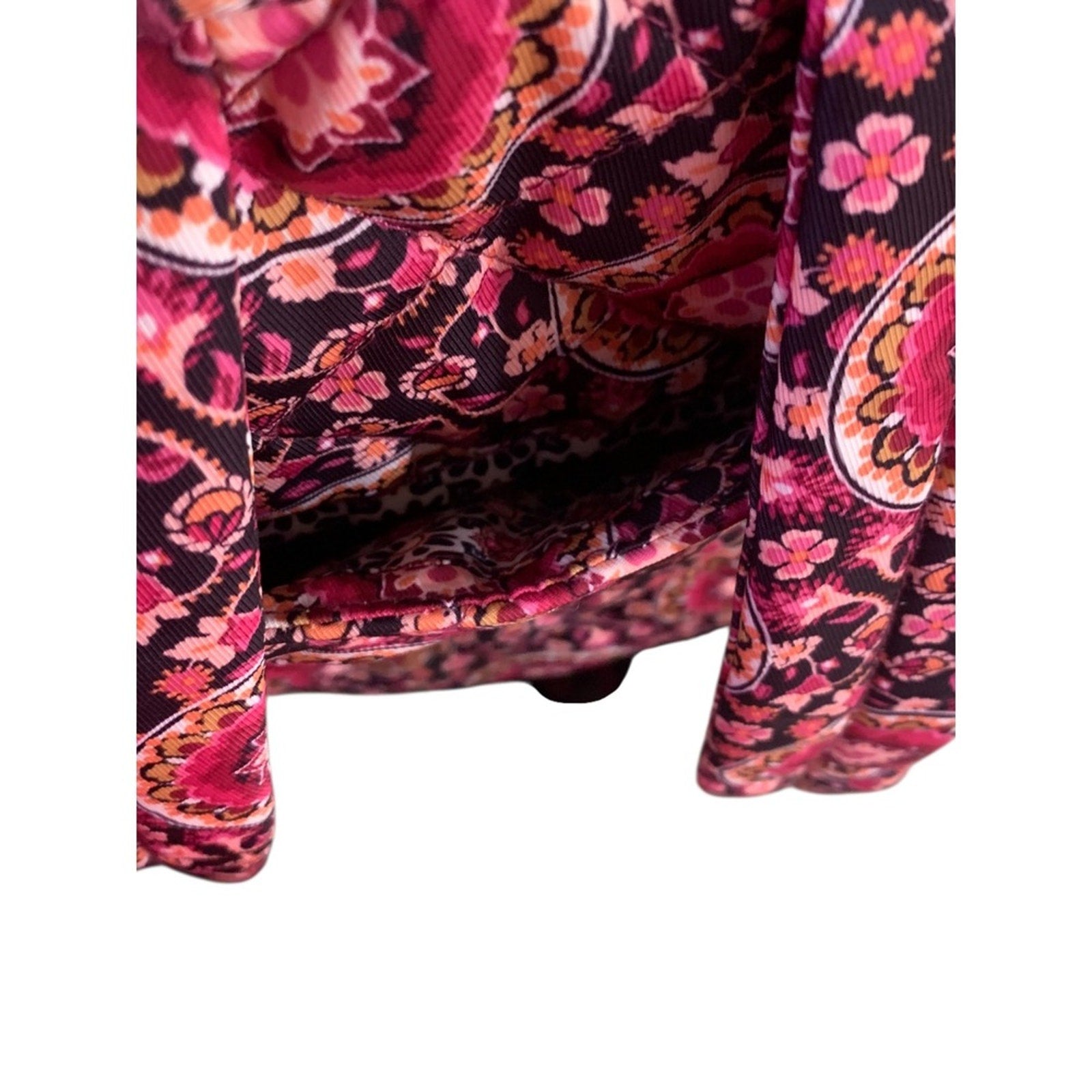 Vera Bradley Small Backpack Floral Pink Purple Mandala Pattern