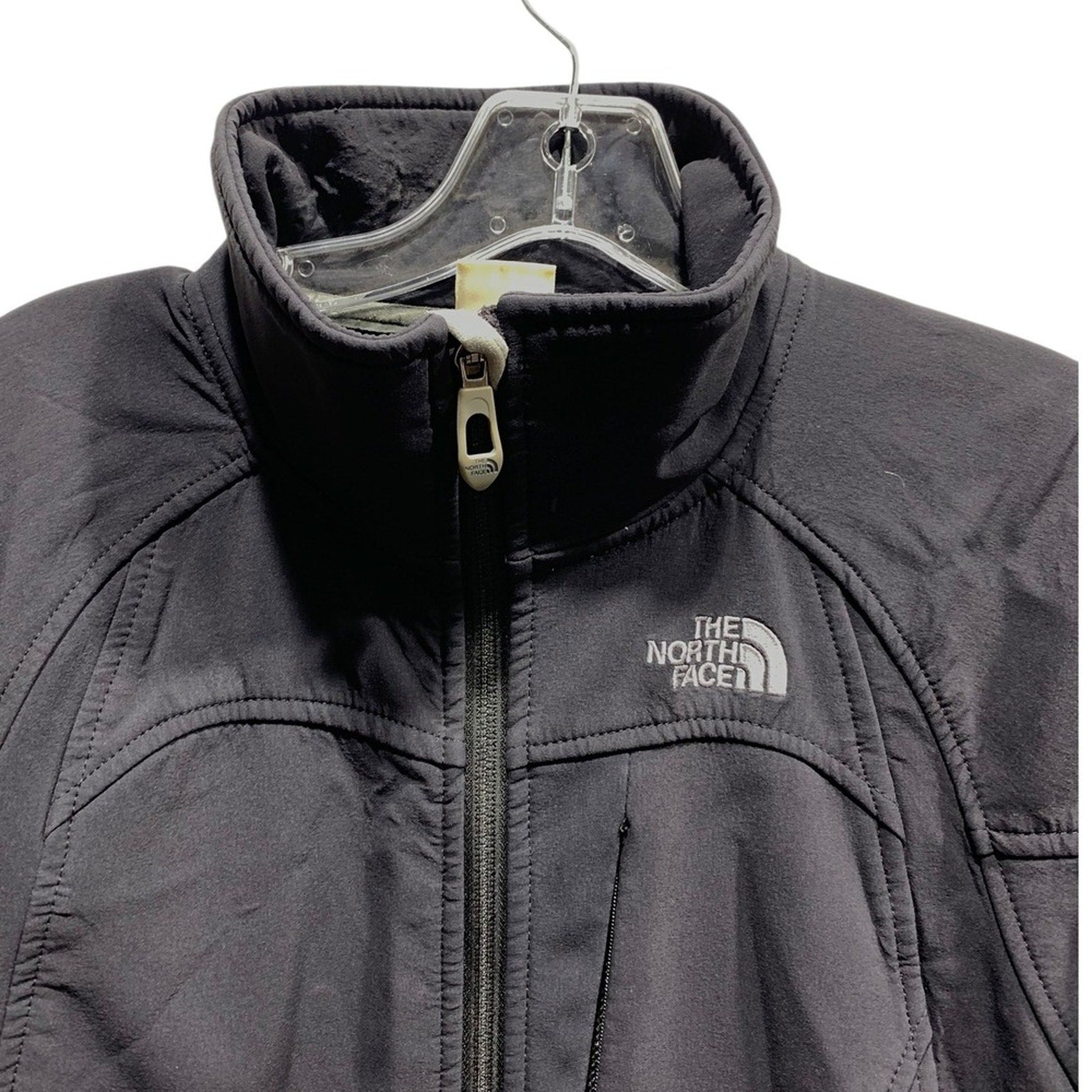 The North Face Black Softshell Full Zip Jacket Men's S/P