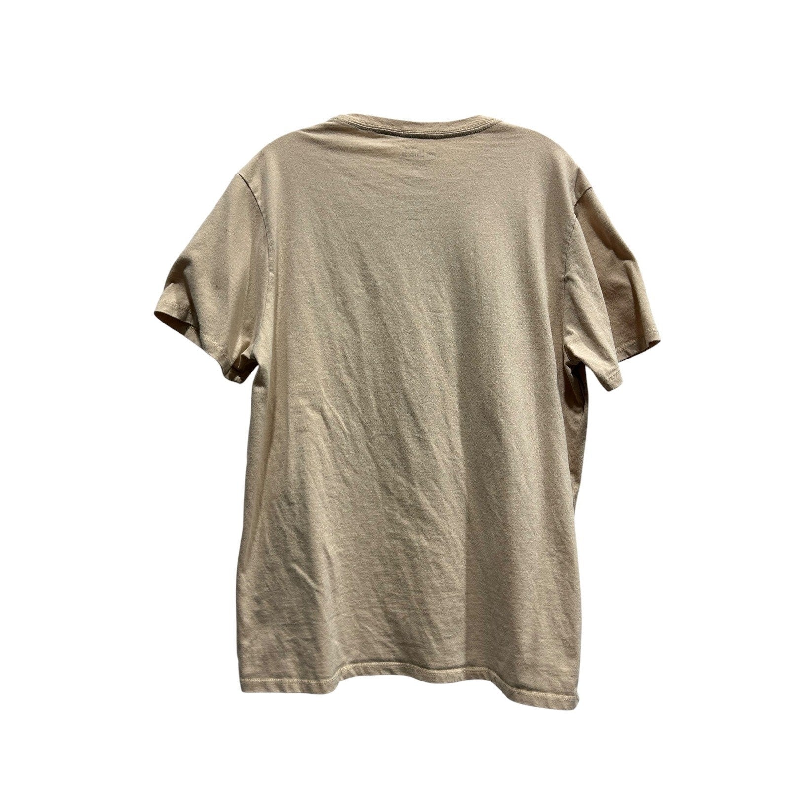 Von Dutch TAN EYEBALL WINGS SHIRT MENS Graphic T-Shirt Tan Beige Large y2k retro